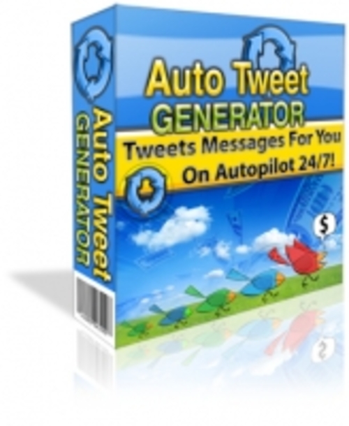 Product picture Auto Tweet Generator mrr