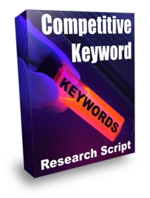 Product picture Competitive Keyword Research Script rr