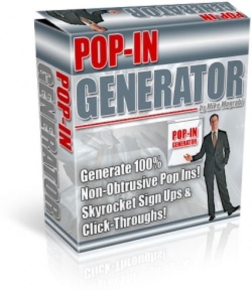 Product picture Pop-In Generator rr