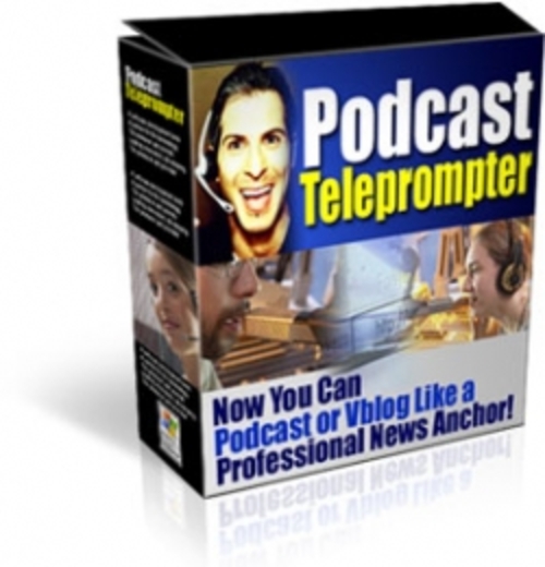 Product picture PodCast Teleprompter rr