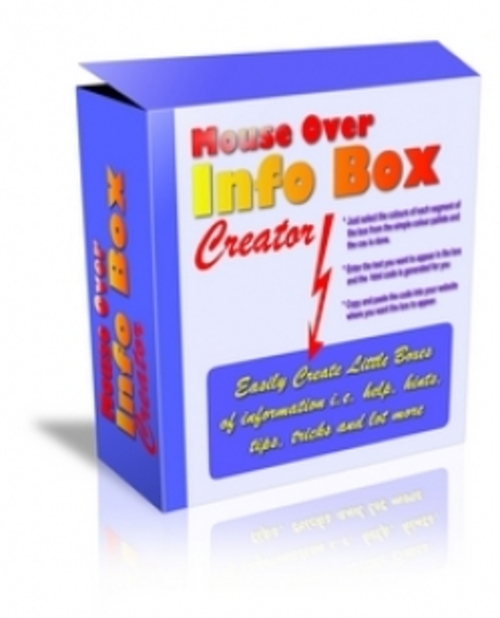 Product picture Mouse Over Info Box Creator pu