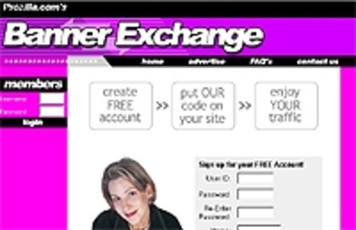 Product picture Banner Exchange Purple Design