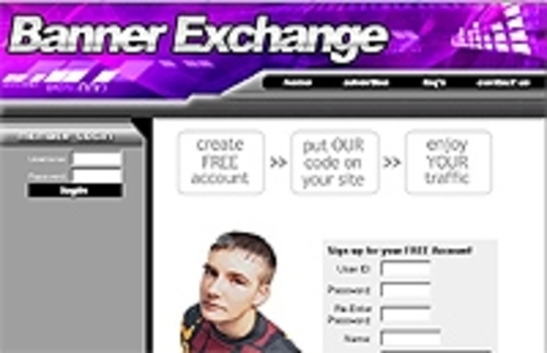 Product picture Banner Exchange Purple Design 2