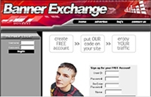 Product picture Banner Exchange Red Design 2