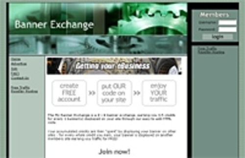 Product picture Banner Exchange Green Design