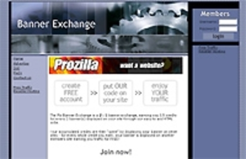 Product picture Banner Exchange Blue Design 3