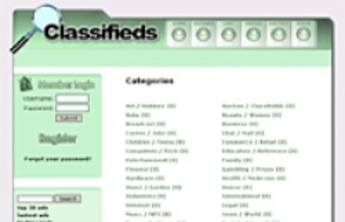 Product picture Classifieds Turnkey Website Green