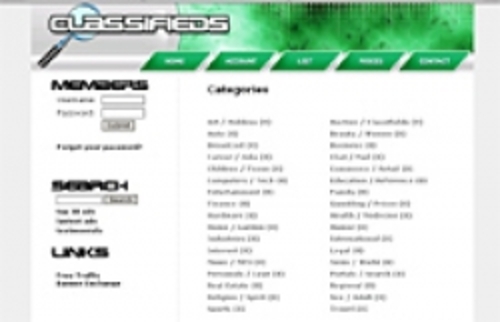 Product picture Classifieds Turnkey Website Green 2