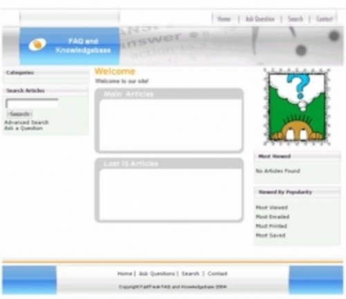 Product picture FAQ and Knowledgebase Gray