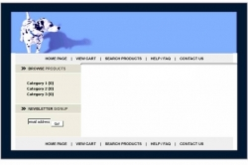 Product picture Dogs Website Blue