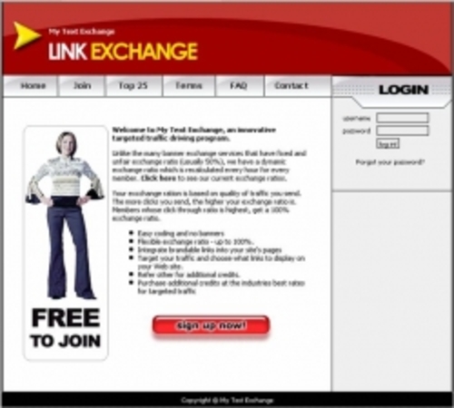 Product picture My Text Exchange Website