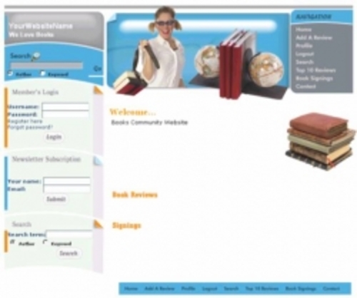 Product picture Books Community Website