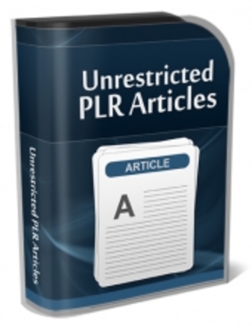 Product picture Unrestricted PLR Articles