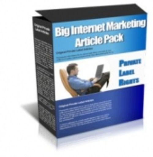 Product picture Big Internet Marketing Article Pack rr
