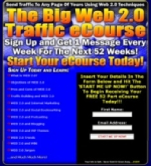 Product picture The Big Web 2.0 Traffic eCourse pu
