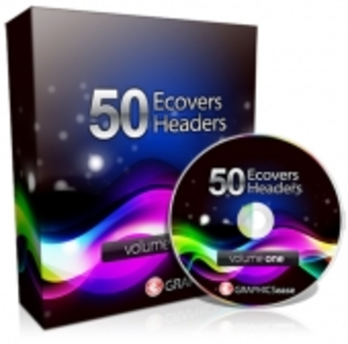 Product picture Graphics Ease 50 eCovers & Headers mrr