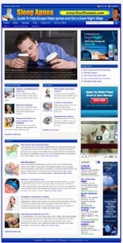 Product picture Sleep Apnea Website plr