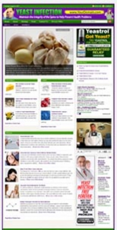 Product picture Yeast Infection Website plr