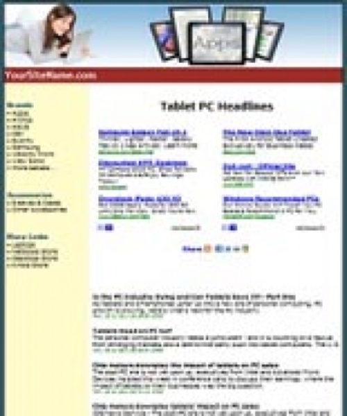 Product picture Tablets Website plr