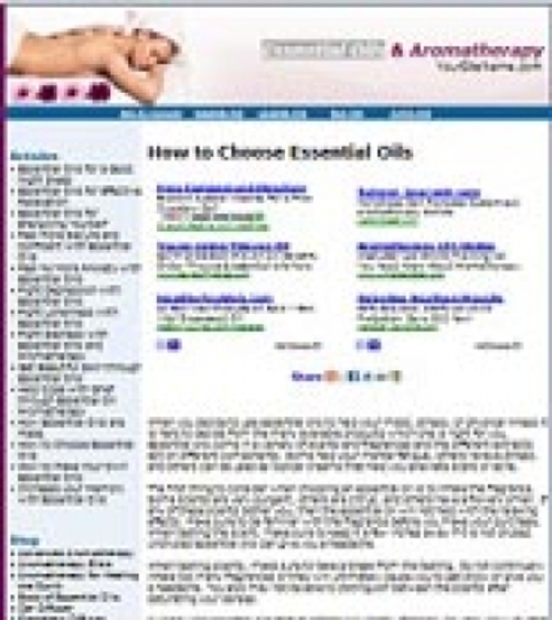 Product picture Essential Oils Website plr