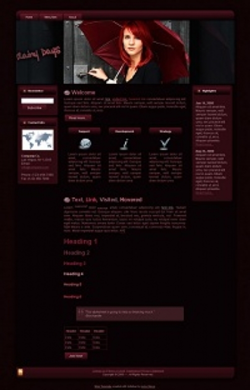 Product picture Red Rain Theme mrr