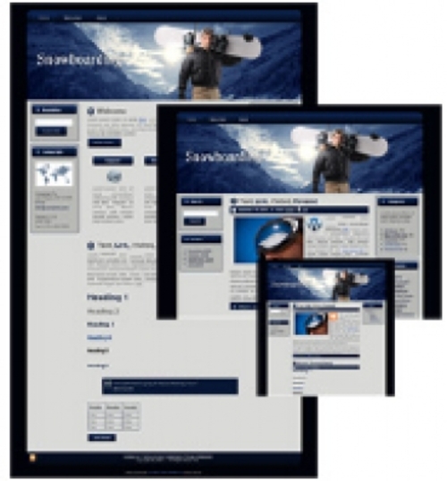 Product picture Snowboarding - WP Theme mrr
