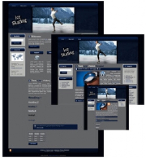 Product picture Ice Skating - WP Theme mrr