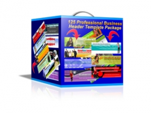 Product picture 125 Professional Business Header Template Package mrr