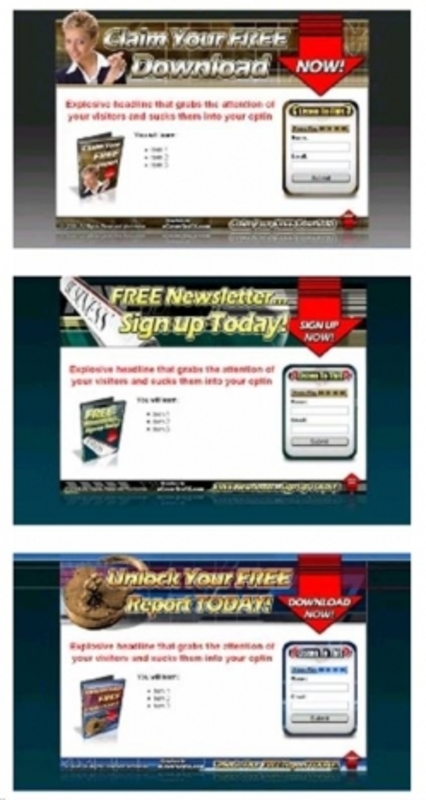 Product picture 3 Audio Squeeze Page Templates pu