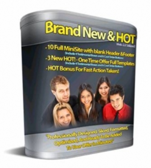 Product picture Web 2.0 MiniSite Templates V7 mrr