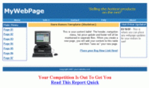 Product picture EZ PHP Templates mrr