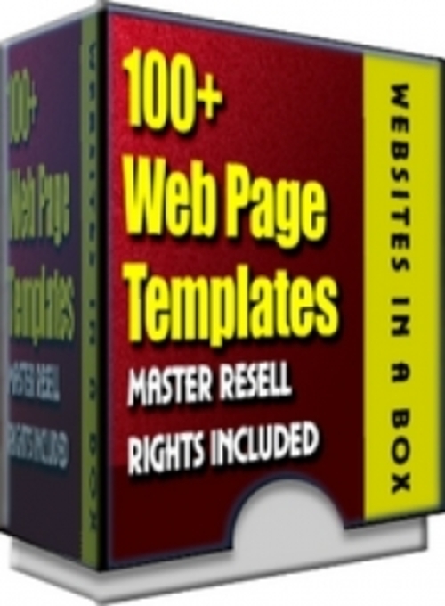 Product picture 100+ WebPage Templates mrr
