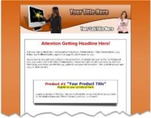 Product picture  Minisite GraFX V2 plr