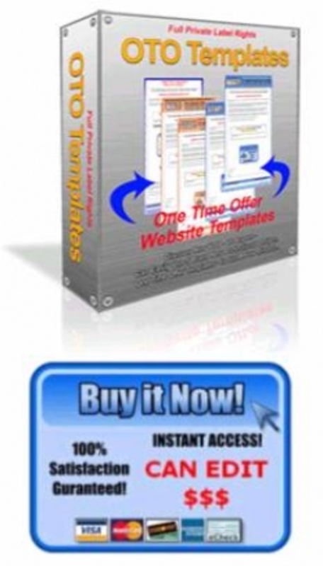 Product picture One Time Offer Website Templates plr