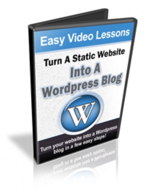 Product picture Turn A Static Website Into A Wordpress Blog pu