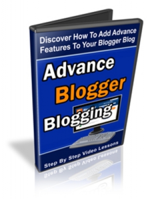 Product picture Advanced Blogger Blogging pu