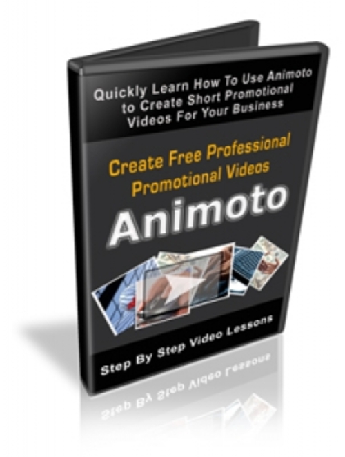 Product picture Create Free Professional Promotional Videos Animoto pu