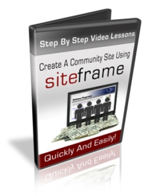 Product picture Create A Community Site Using Siteframe pu