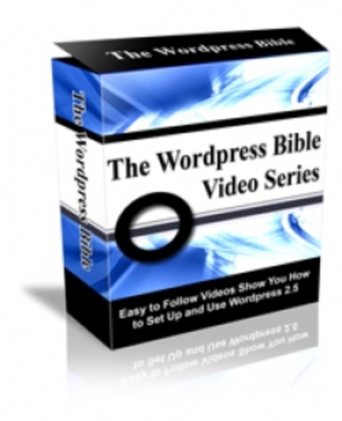 Product picture The Wordpress Bible Video Series pu