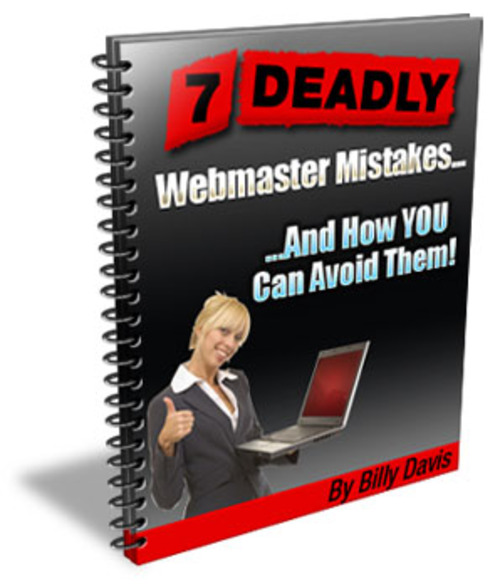 Product picture 7 Dealdy Webmaster Mistakes... (Viral)